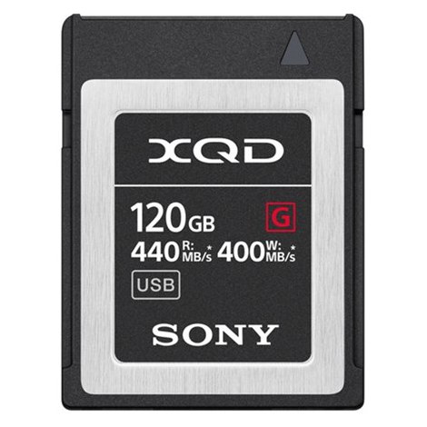 Sony 120GB G Series XQD Memory Card Sony | G Series XQD Memory Card | 120 GB | XQD | Flash memory class